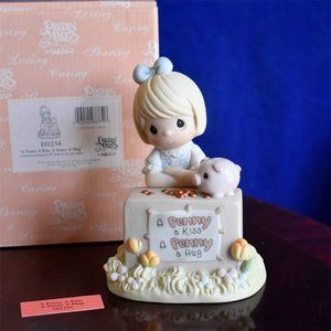 Precious Moments  A PENNY A KISS, A PENNY A HUG